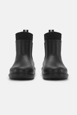 short rainboots soft top- black