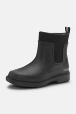 short rainboots soft top- black