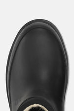short rainboots soft top- black