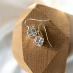 radiance earrings- clear