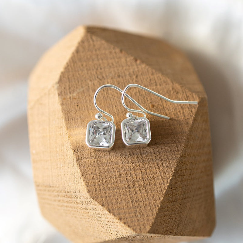radiance earrings- clear