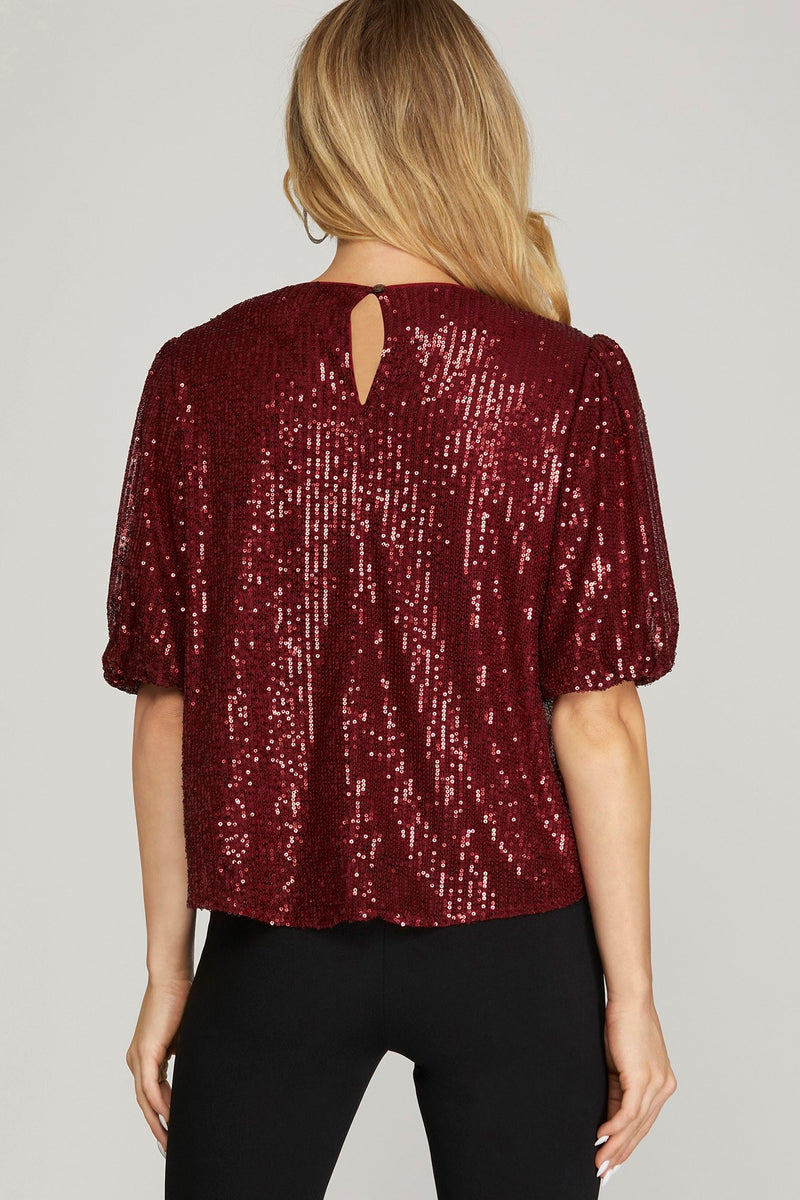 rosi sequin top