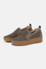 tulip platform shoe- wheat mocca