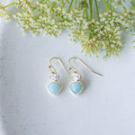 tasia earrings- amazonite