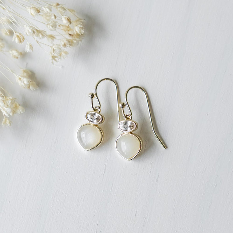 tasia earrings- moonstone