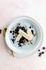 superfood latte powder- blue lavender