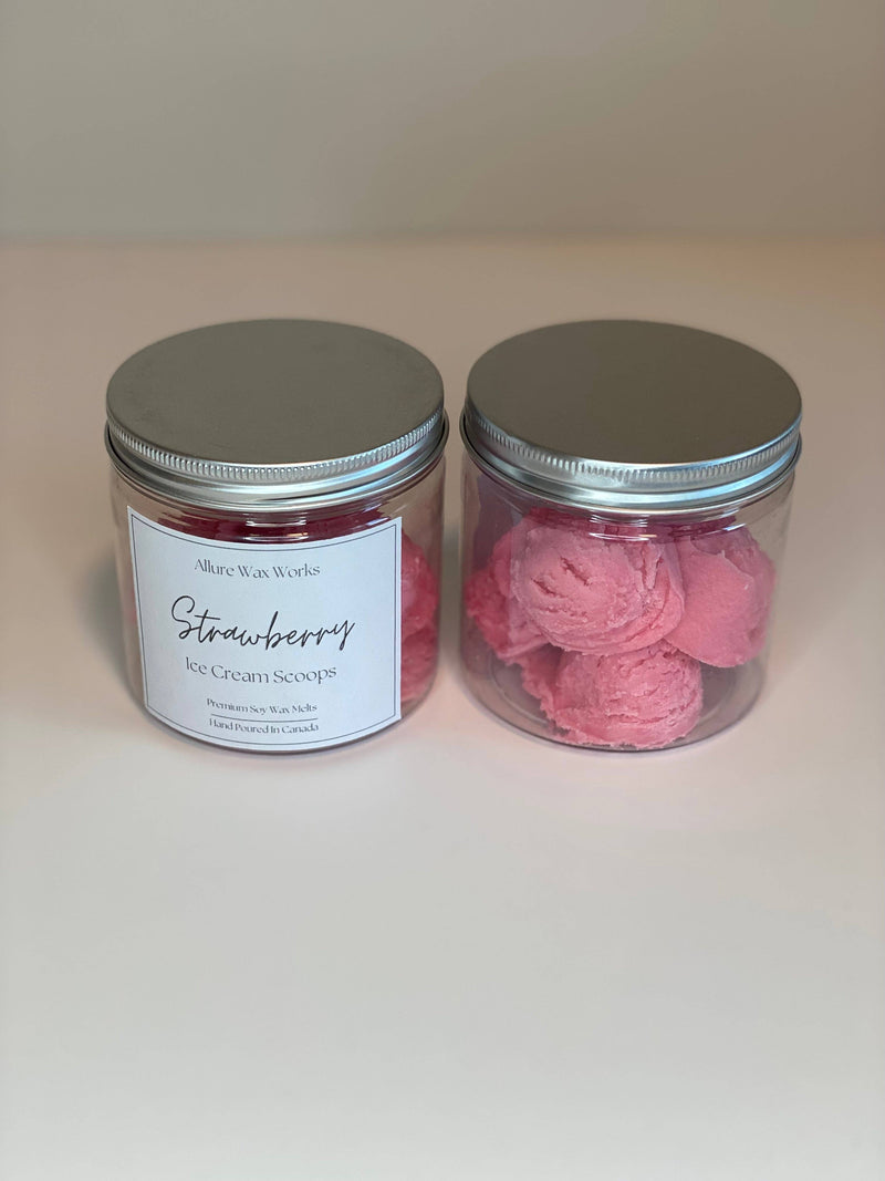 ice cream scoop wax melts- neapolitan ice cream