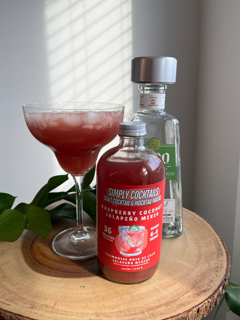 raspberry coconut jalapeño - margarita cocktail mixer