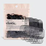 no-snag elastic 100pc- black