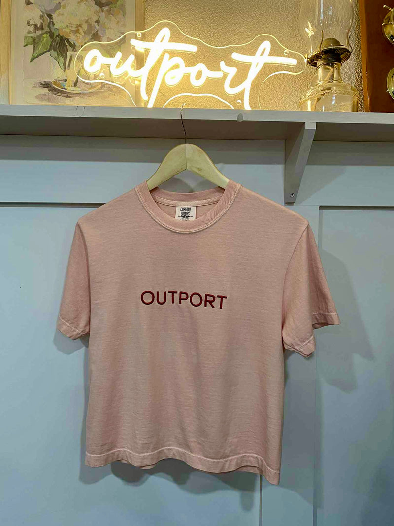 the everyday outport tee- peach