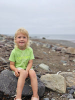 the outport KIDS tee- lime