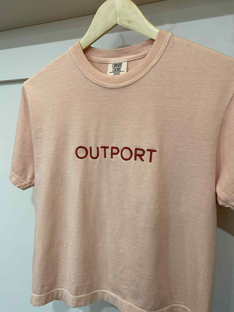 the everyday outport tee- peach