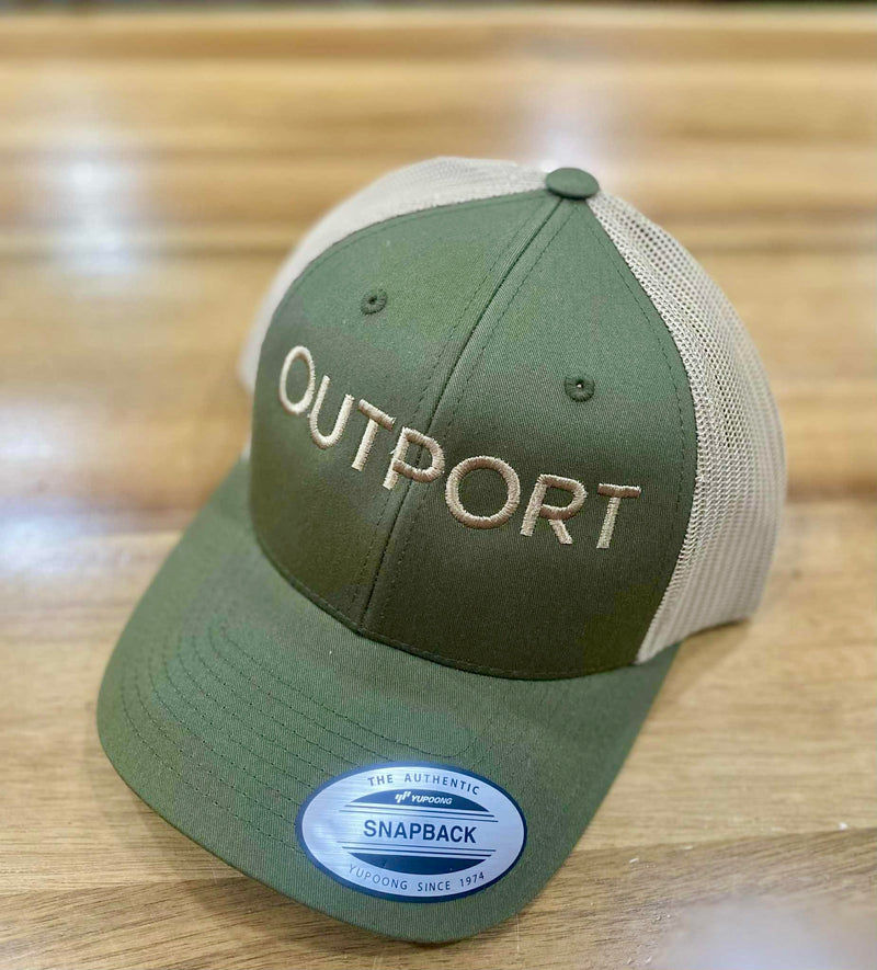 the outport mesh ball cap- olive