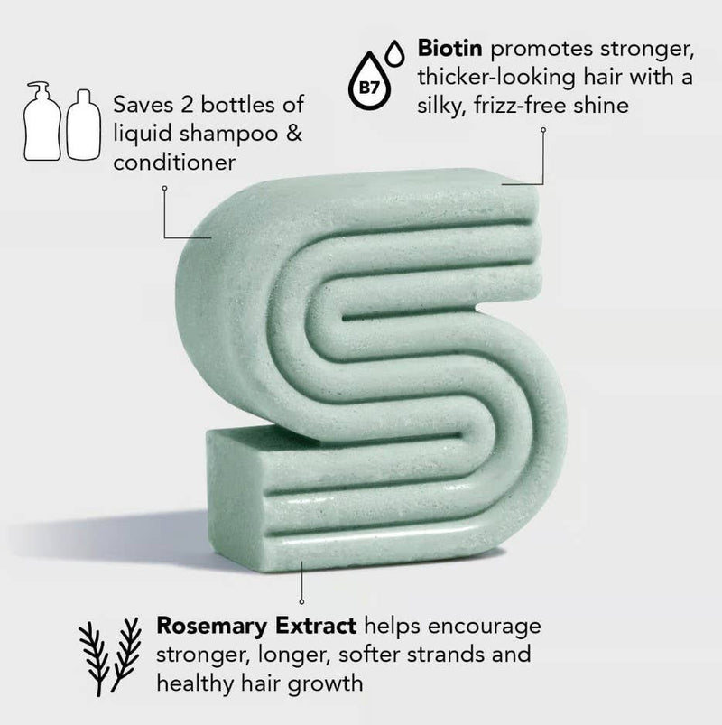 rosemary & biotin volumizing solid shampoo bar