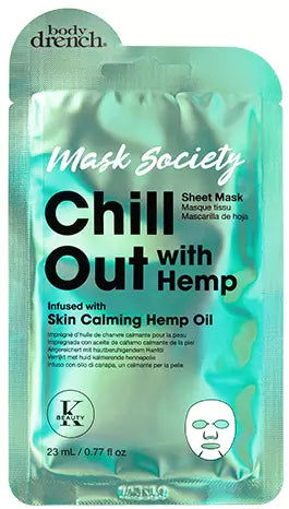 body drench mask society 'Chill Out' sheet mask