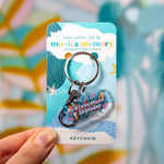 NL groove floral keychain