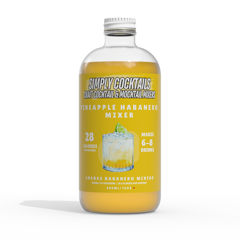 pineapple habanero - margarita cocktail/mocktail mixer