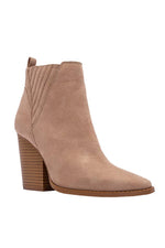 pointed toe chelsea boots- taupe