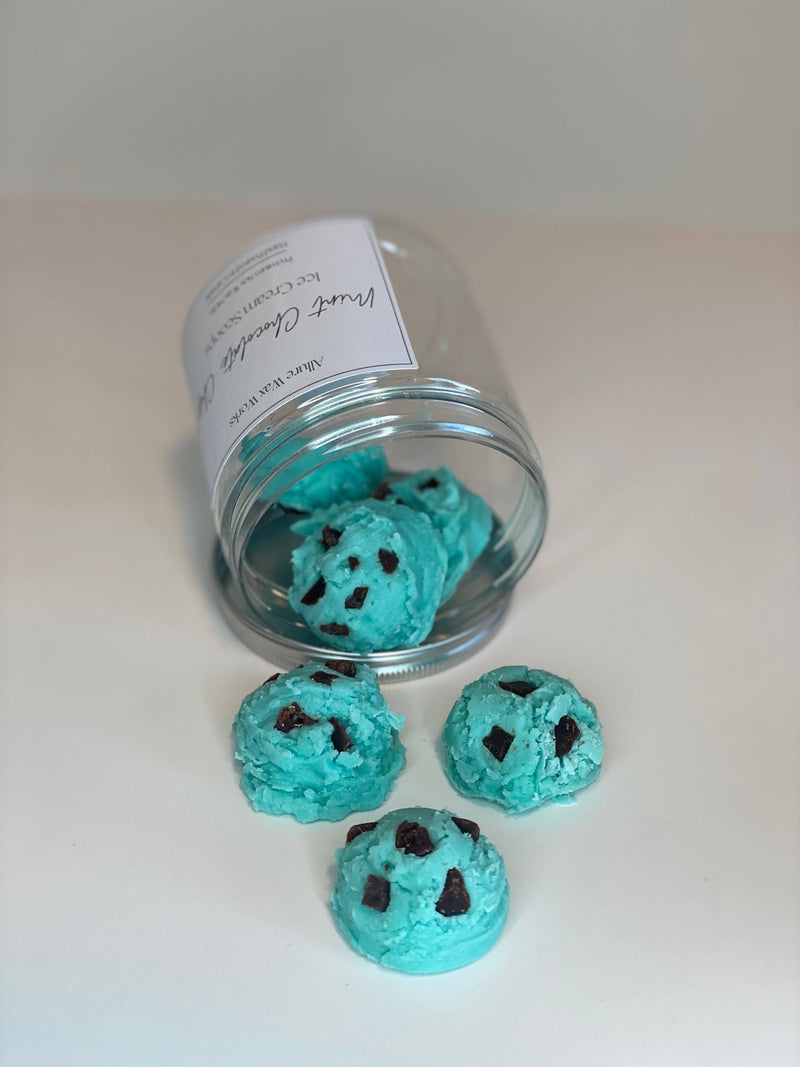 ice cream scoop wax melts- neapolitan ice cream