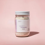 lavender + chamomile bath soak 12 oz