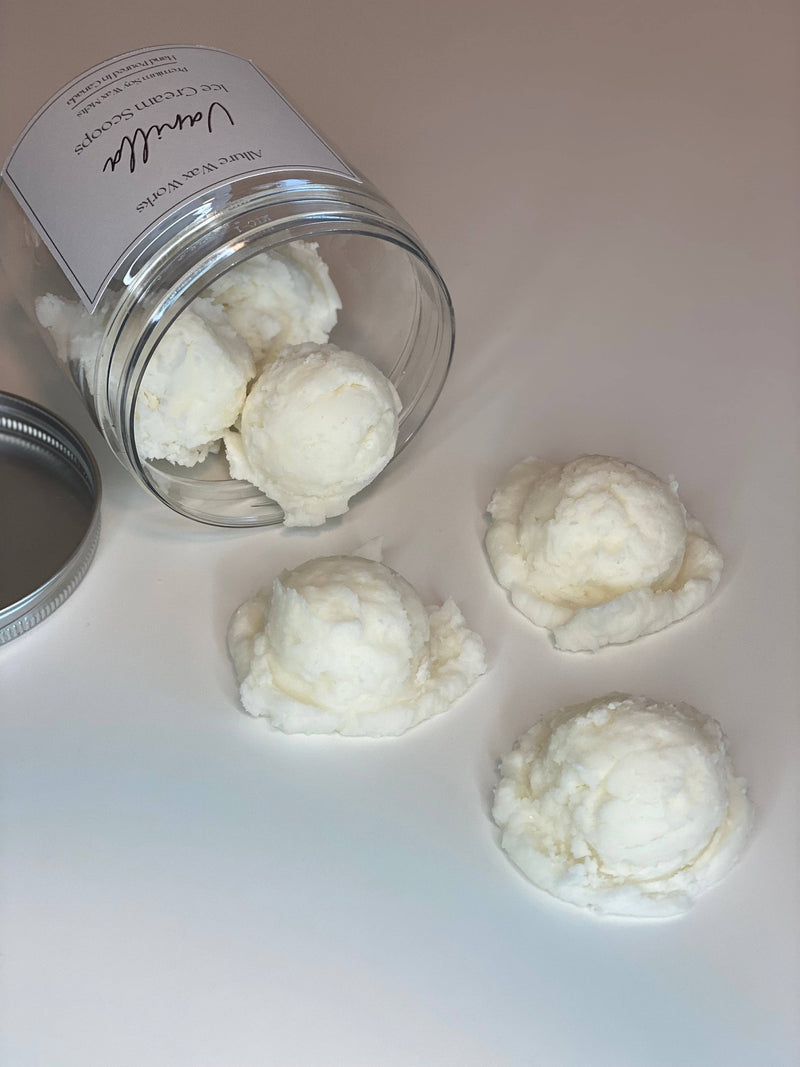 ice cream scoop wax melts- neapolitan ice cream