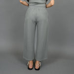 victoria soft knit cropped pants- sage