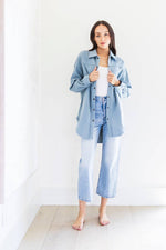 ellie overshirt jacket- sky