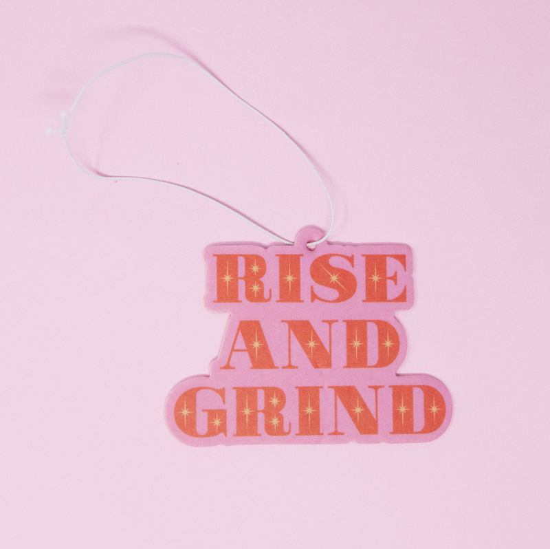 rise and grind air freshener