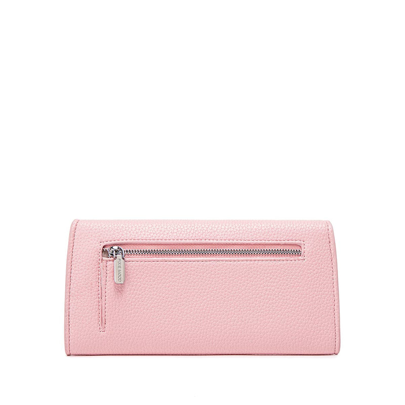 mavis pebbled wallet- light pink