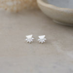 antique studs- mother of pearl