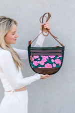 day bag- amy floral peonies