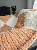 cozy creations x outport checkered throw