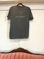 the outport tee- grey foggy day