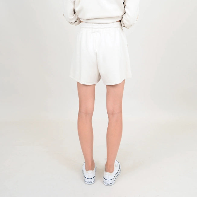 senza soft knit shorts- stone