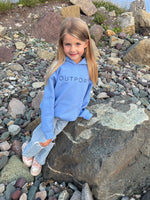 the outport youth hoodie- periwinkle