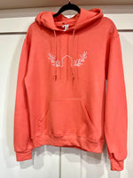 the outport hoodie- orange creamsicle