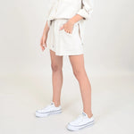 senza soft knit shorts- stone