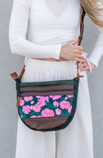 day bag- amy floral peonies