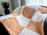 cozy creations x outport checkered throw