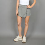 starry soft knit skort- sage