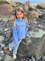 the outport youth hoodie- periwinkle