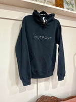 the outport hoodie- black