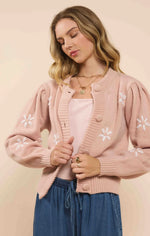 pretty daisy cardigan