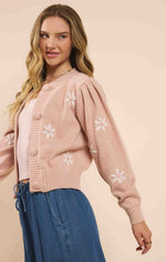 pretty daisy cardigan