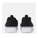 platform tulip shoe- black