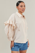 elliott striped button down shirt