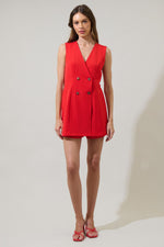 malaga city wrap button romper