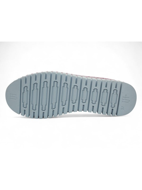 tulip platform shoe- bubble pink