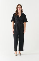raya belted utility jumpsuit