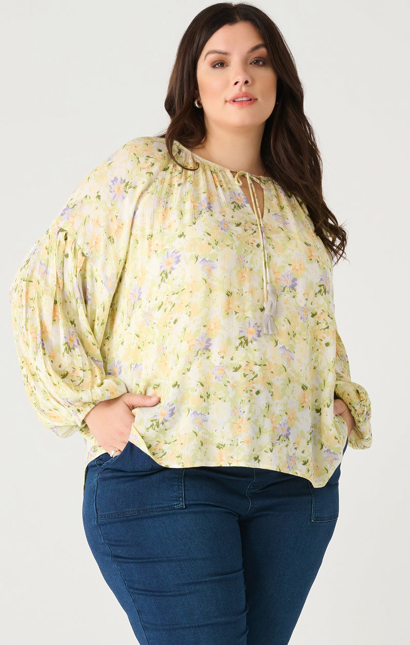 ayla floral blouse